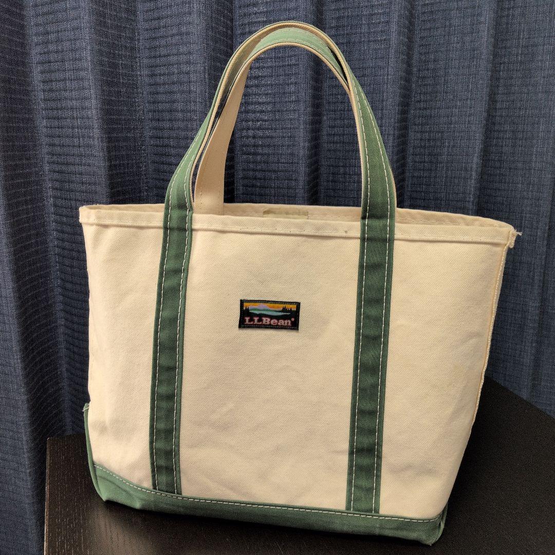 レア品　USA製 LLBEANトートバッグ カタディンタグ　山タグ　サイズ中型