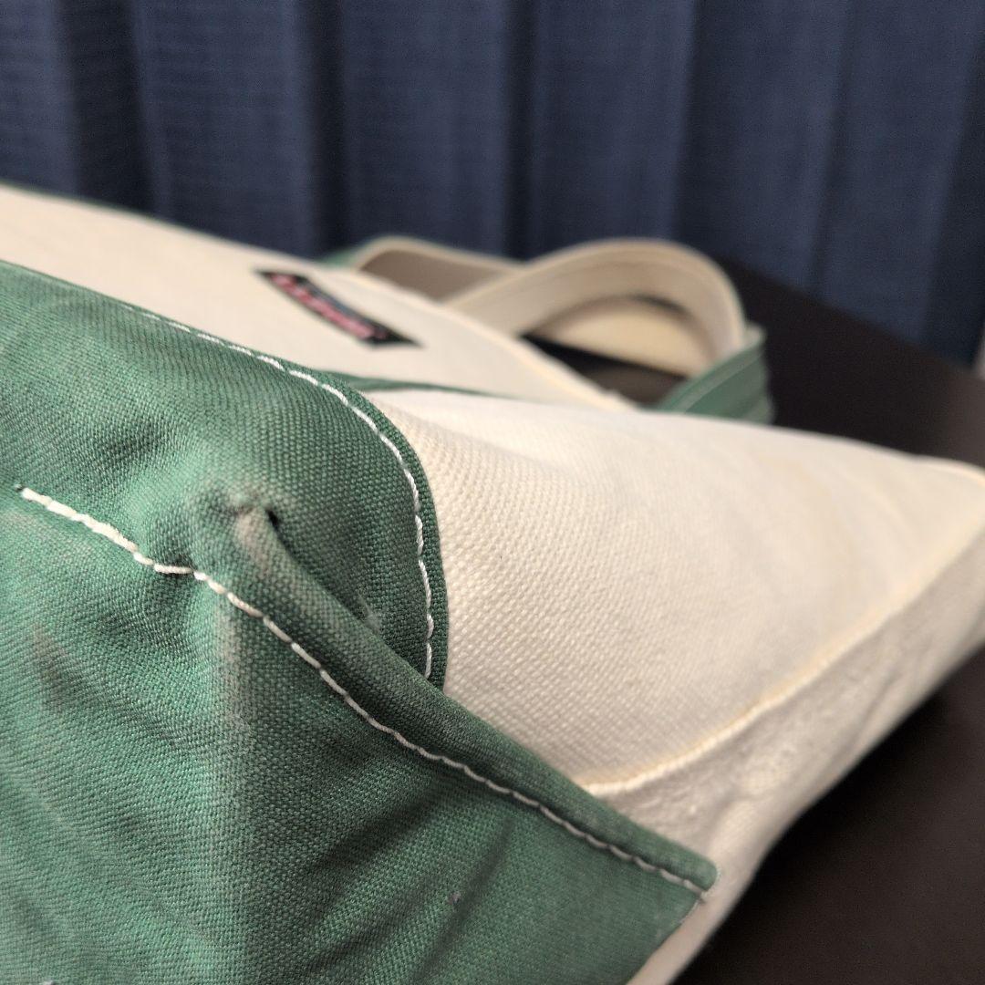 レア品　USA製 LLBEANトートバッグ カタディンタグ　山タグ　サイズ中型