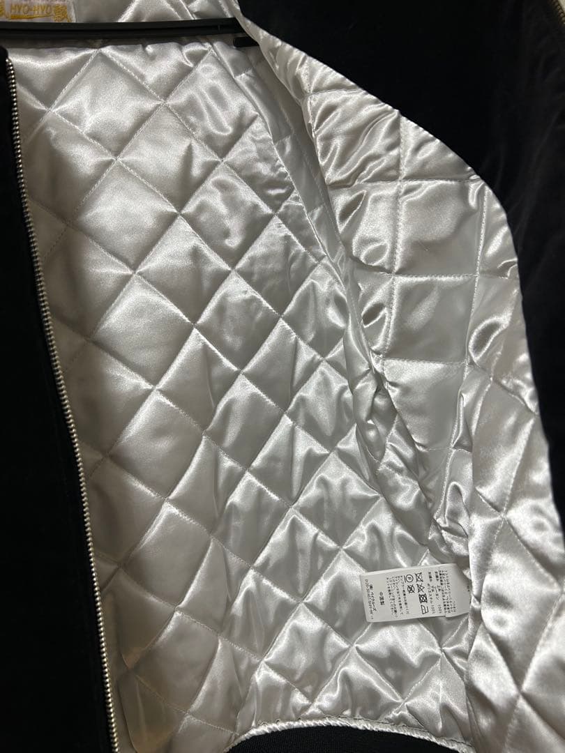 最終値下げHYO-HYO 別注 24AW ベロアスーベニアジャケット スカジャン