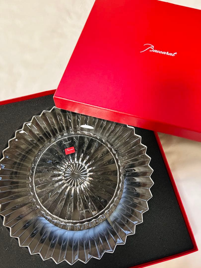 【新品未使用】Baccarat バカラ ミルニュイ プレート 26cm