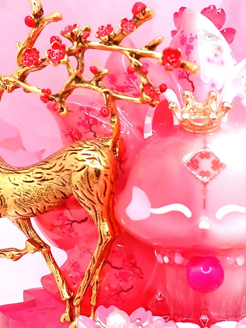 九尾の狐 ✨⭐️オルゴナイト⭐️✨ ■恋のお守りに最適■愛と生命力■魔除け