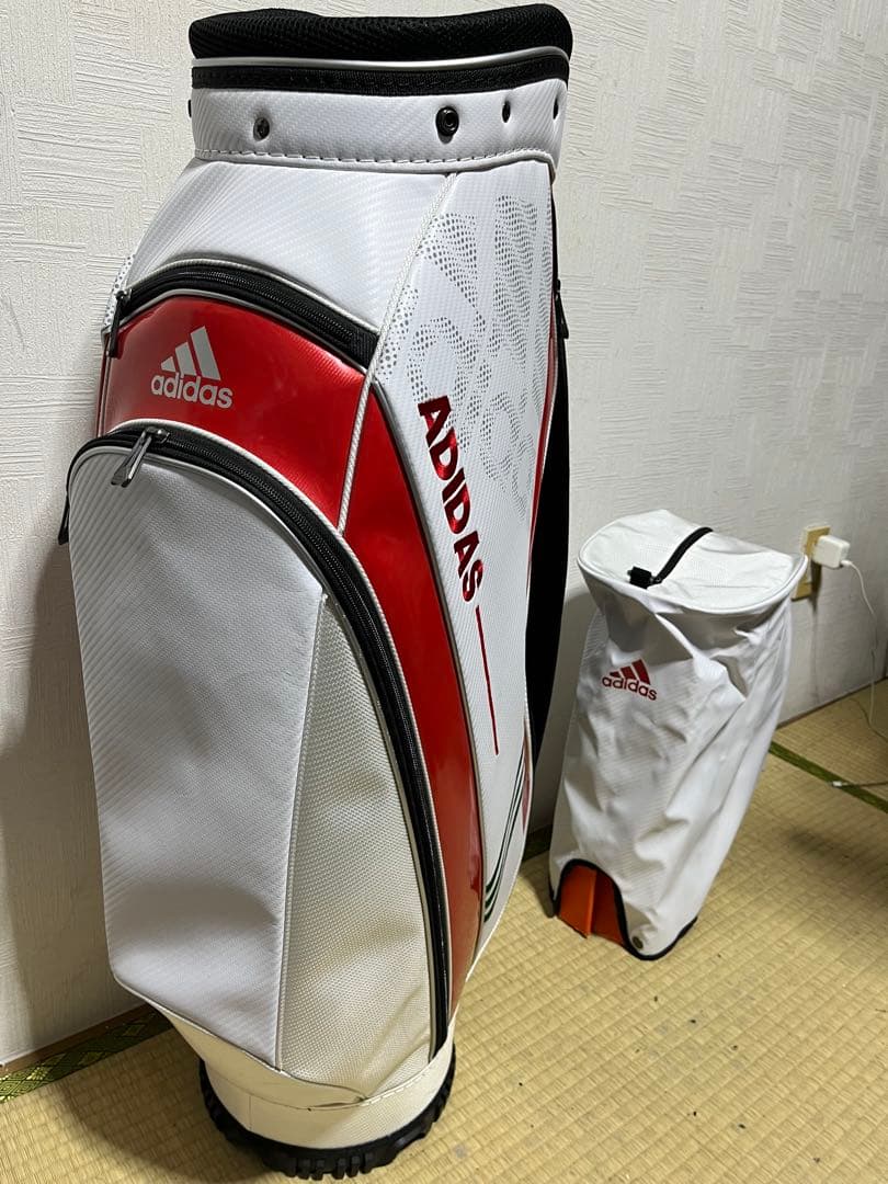 美品！アディダス adidas AWR91 キャディバッグ 9.5型47インチ可