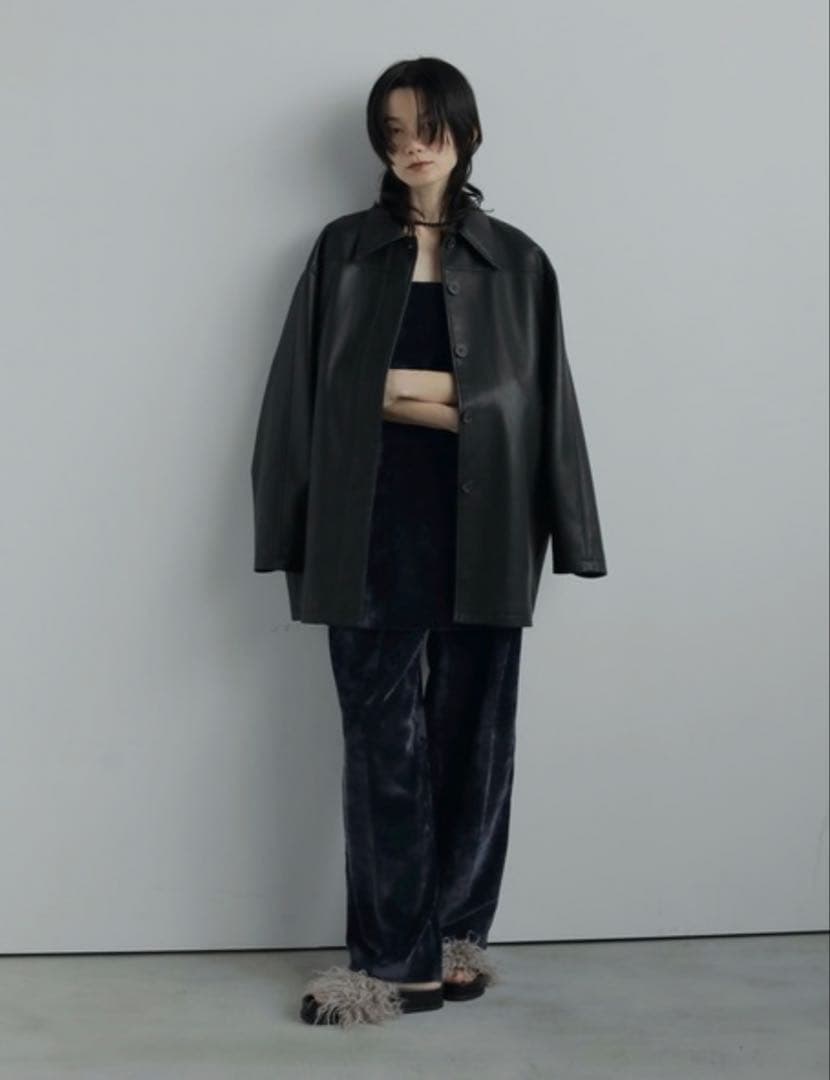 ジャケット・アウター anuke Ecoleather Over Jacket 38