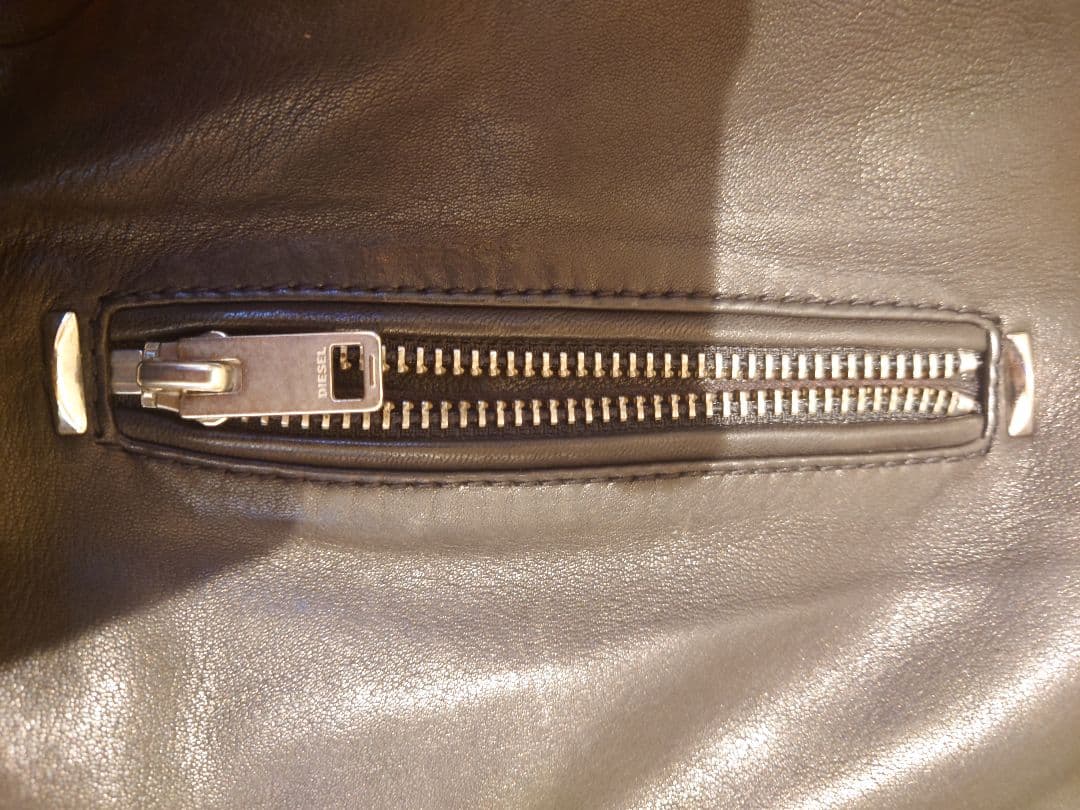 DIESEL レザー　ジャケット S ブラック　ライダース