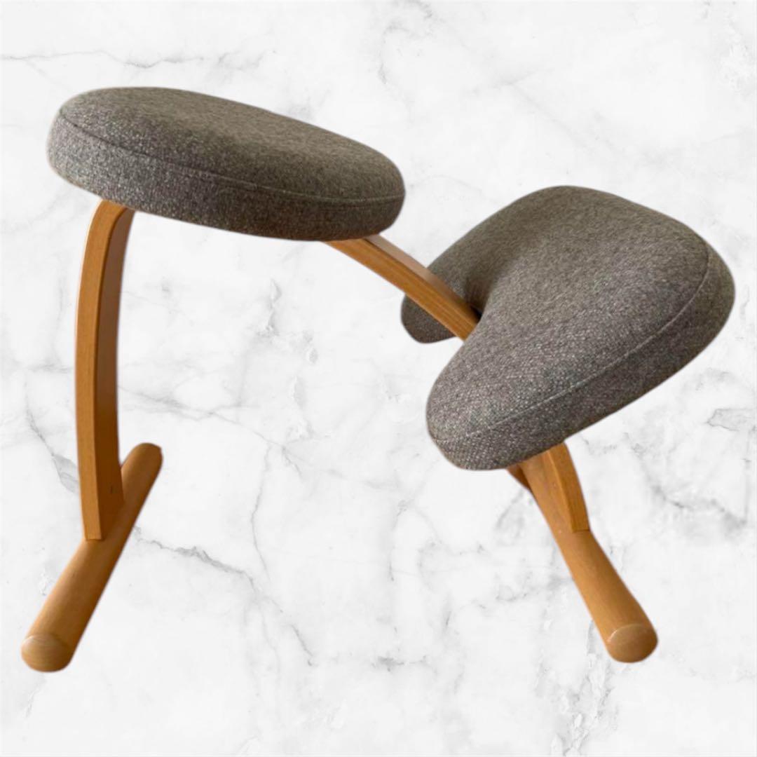 【美品】木製 リボ社 バランスチェア イージー