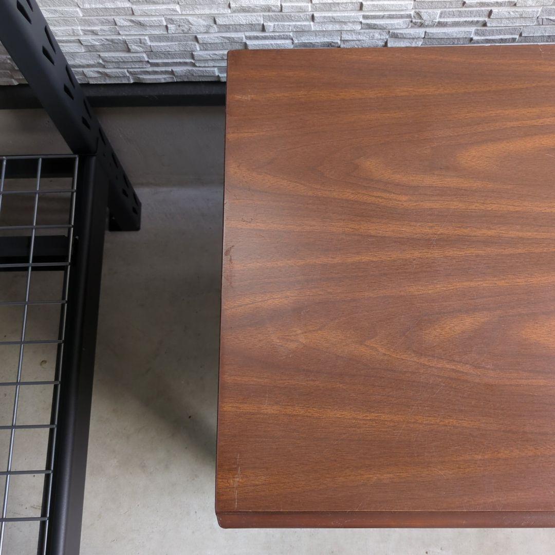 USヴィンテージ♦木製 テレビボード 米軍 ブラウン 60×102×48