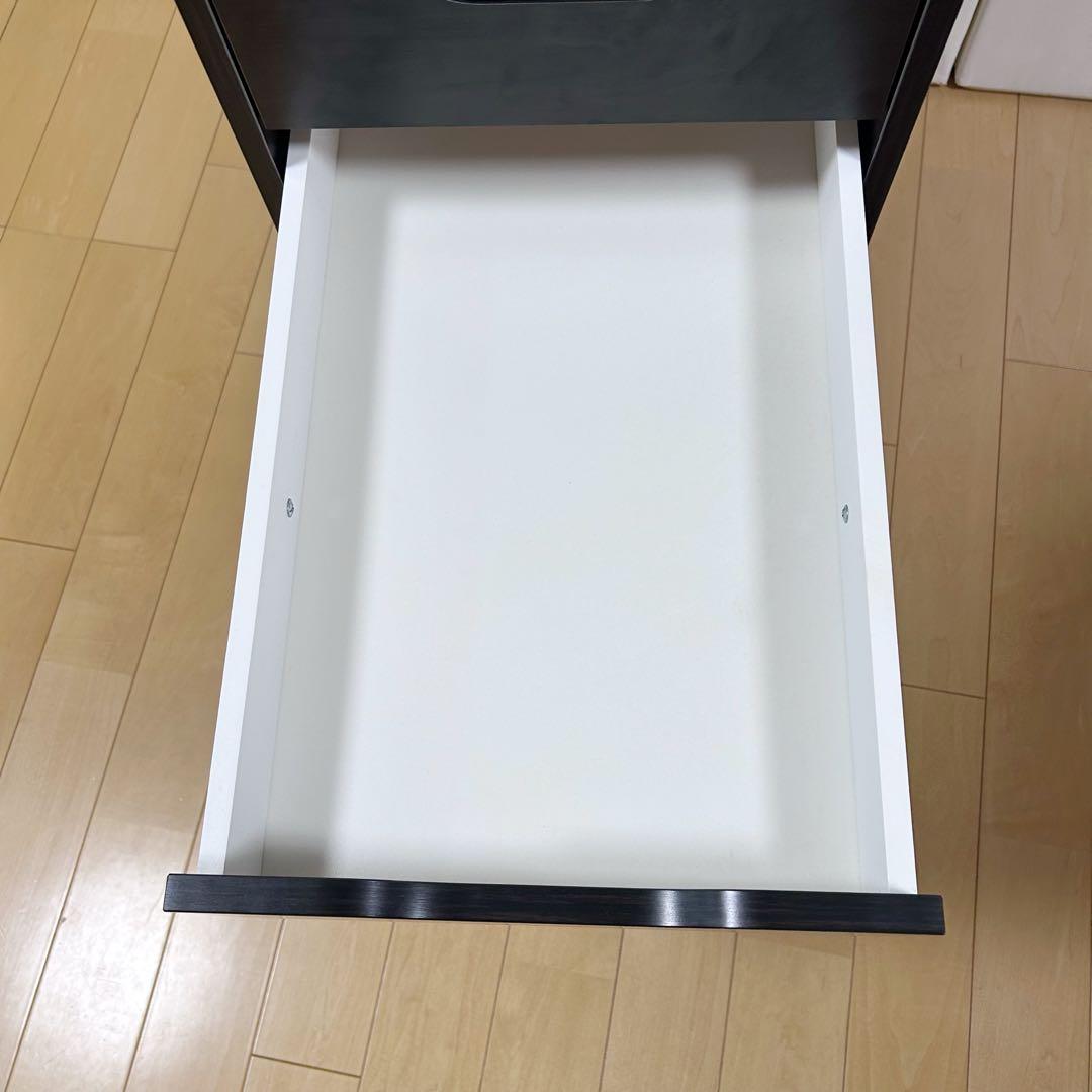 【美品】IKEA イケアALEX アレクス 引き出しユニット　ブラックブラウン