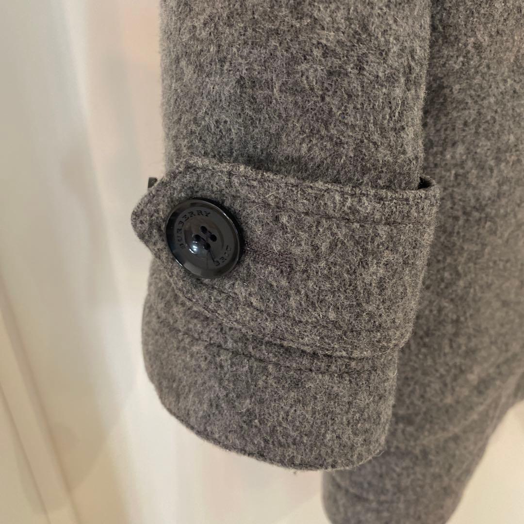 【BURBERRY BRIT】ダッフルコート 36 グレー