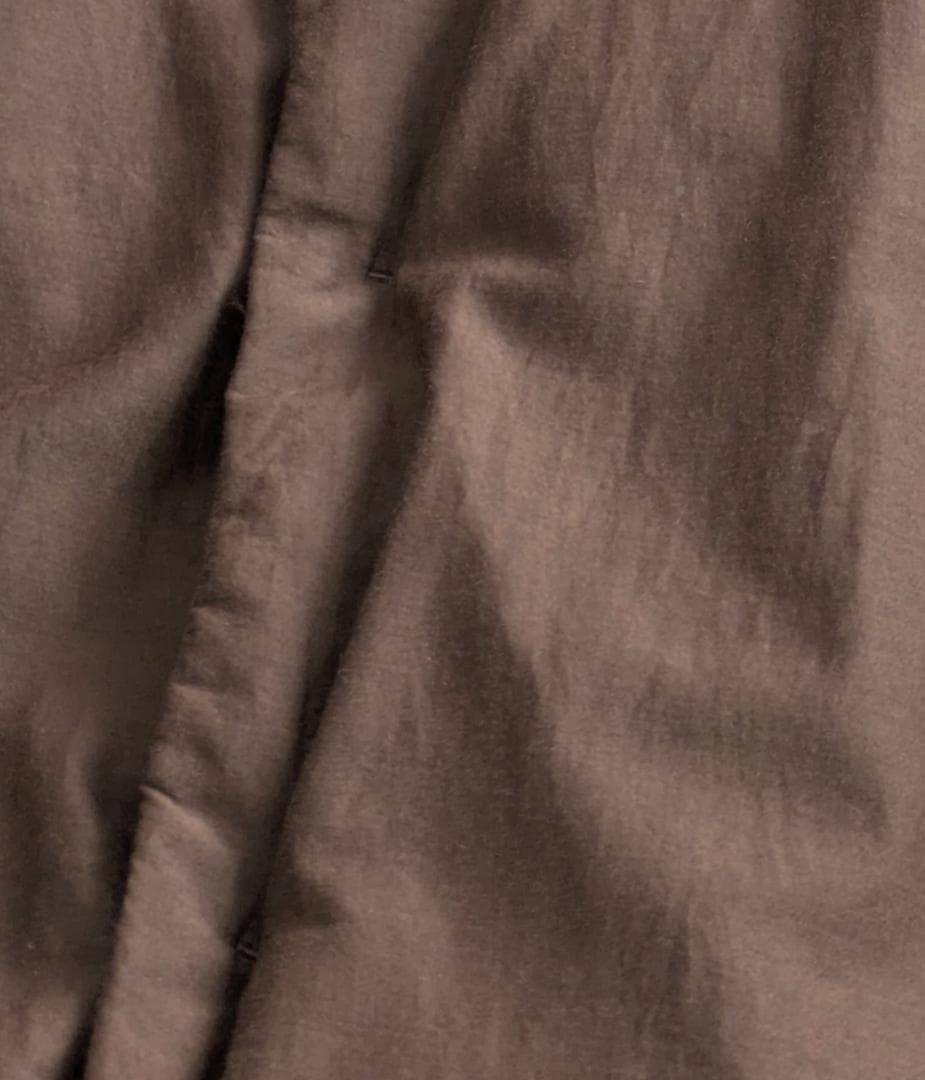 ヨーガンレール☆17年冬☆シルクコットンダウンゆったりロングジャケット☆ブラウン