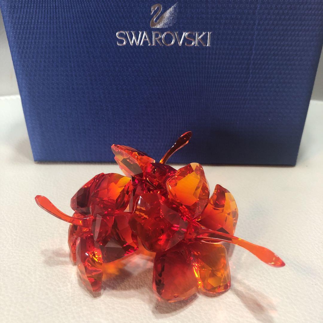 スワロフスキー　レッドハイビスカス