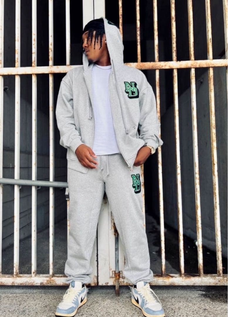 NASTYDOG グレー フード付きパーカー サイズ2