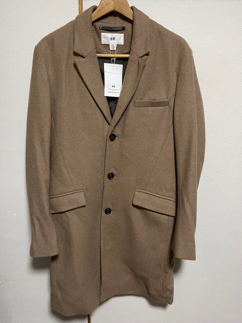 DavidBeckham チェスターコート ウールジャケット  Ssize