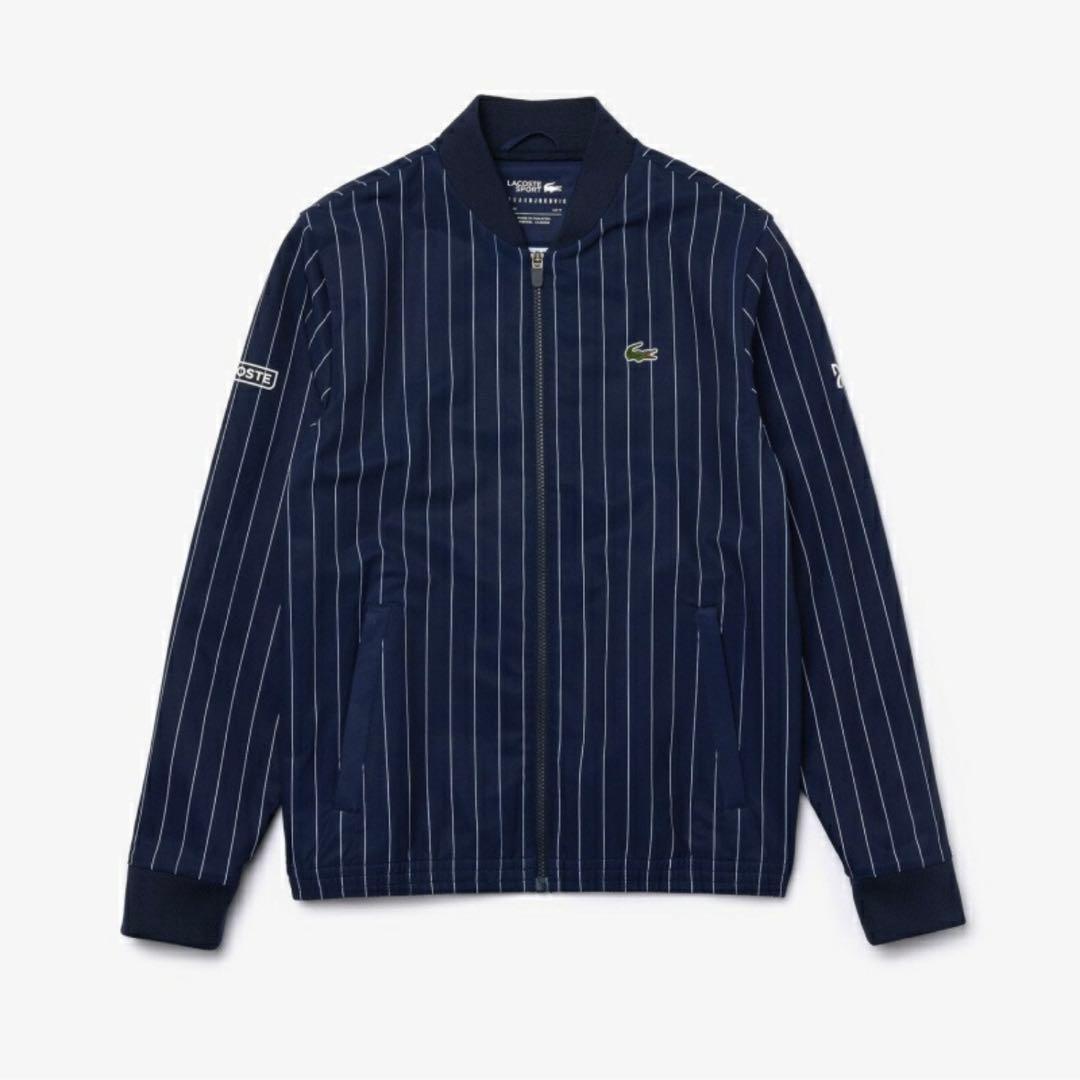 【希少・未使用】LACOSTE ジョコビッチモデル ピンストライプ ブルゾン