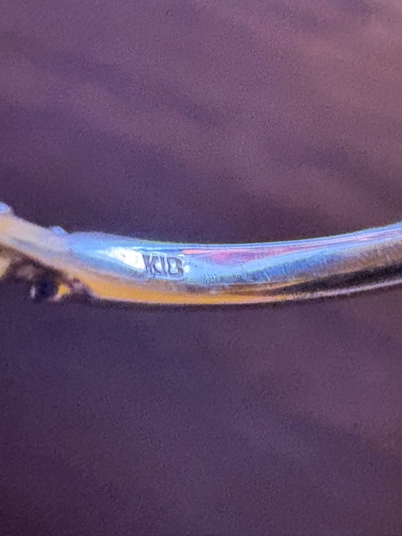 【最終値下】RAPA K18 18金 バブルリング 14号 幅2mm