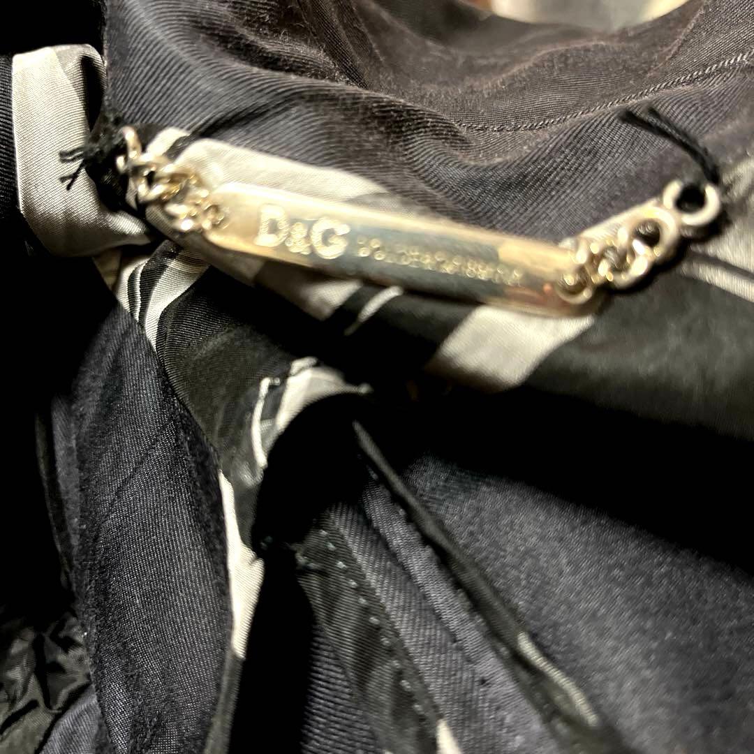 DOLCE&GABBANA ドルチェ＆ガッバーナ トレンチコート サイズ50黒
