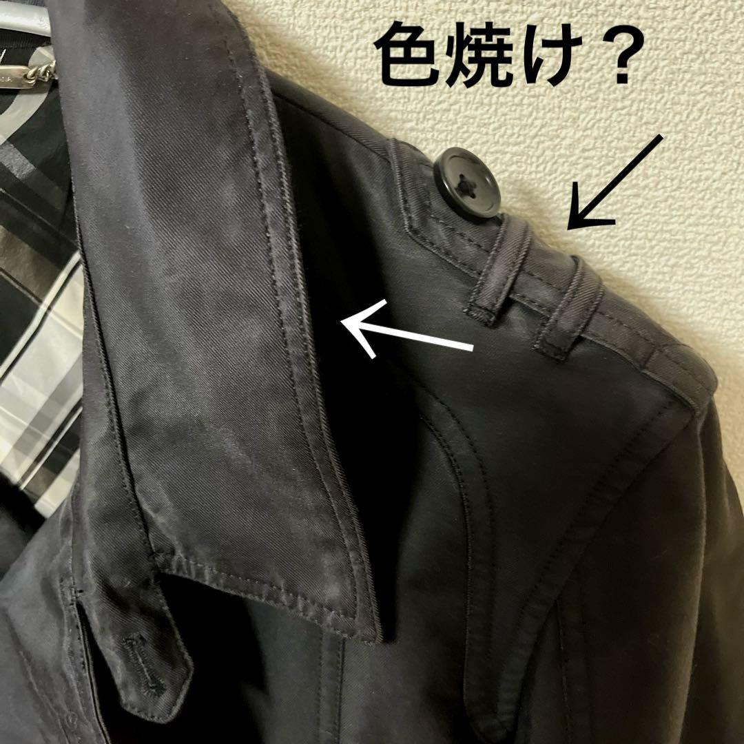 DOLCE&GABBANA ドルチェ＆ガッバーナ トレンチコート サイズ50黒