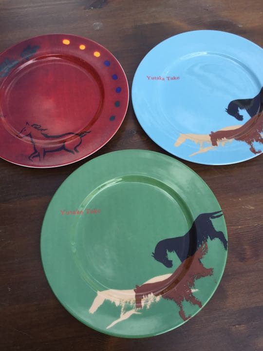 絵皿　武豊デザイン