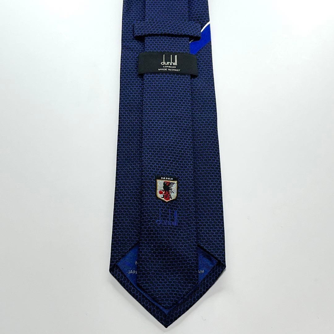 3514✨極美品✨ダンヒル ネクタイ パネル柄 JFA 2020W杯 サッカー