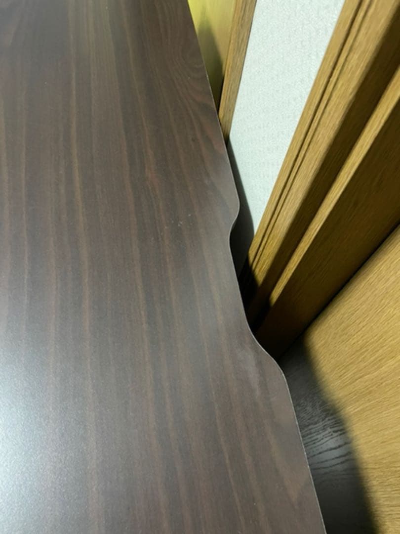 送料無料　プロが梱包　書斎用デスク　ブラウン　リモートワーク用