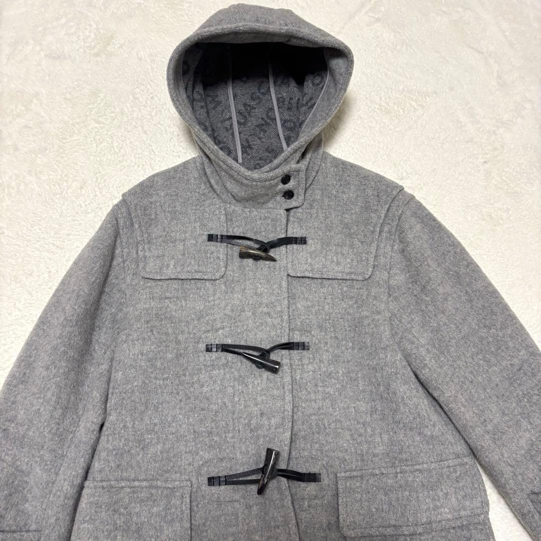 Aquascutum アクアスキュータム 現行タグ ダッフルコート M グレー
