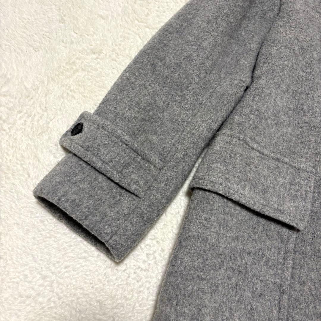 Aquascutum アクアスキュータム 現行タグ ダッフルコート M グレー