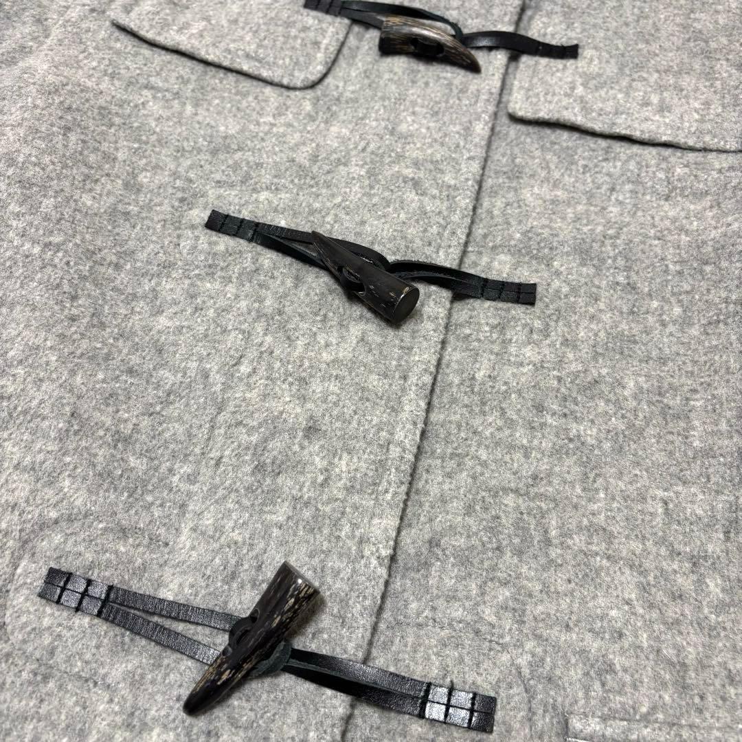 Aquascutum アクアスキュータム 現行タグ ダッフルコート M グレー