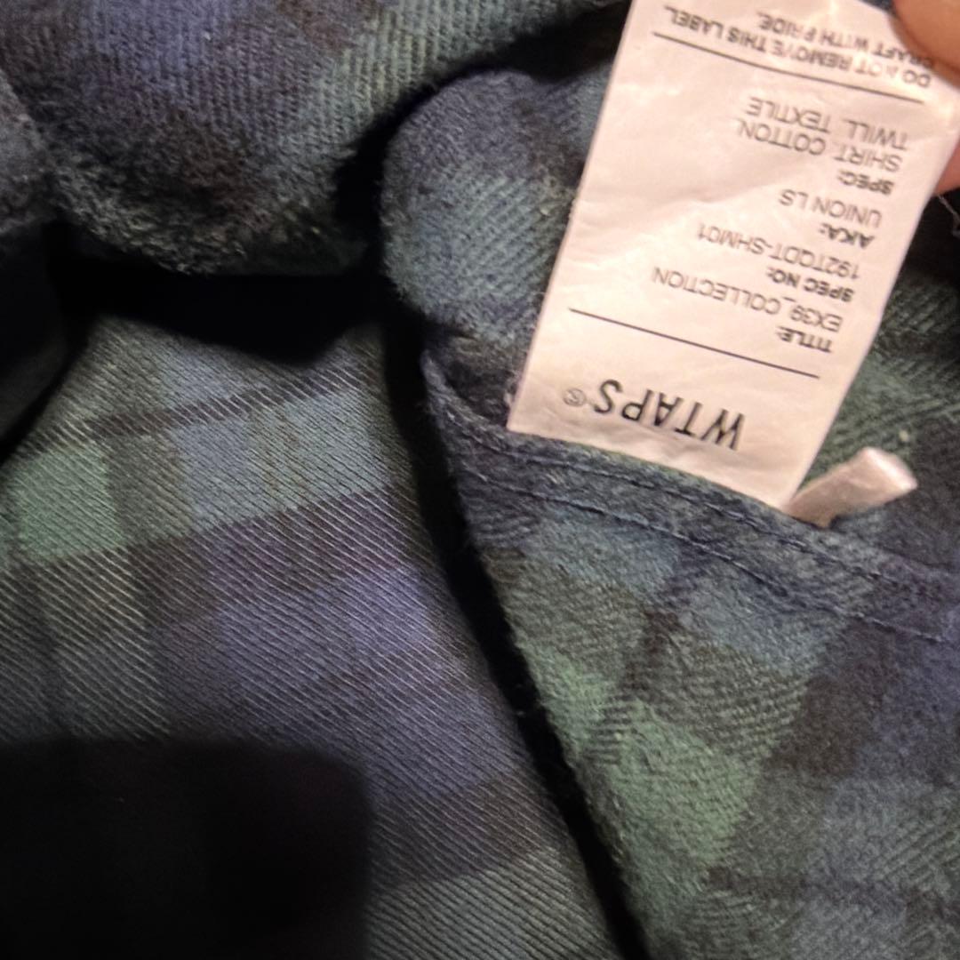 19aw WTAPS UNION SHIRT TWILL チェックシャツ　3
