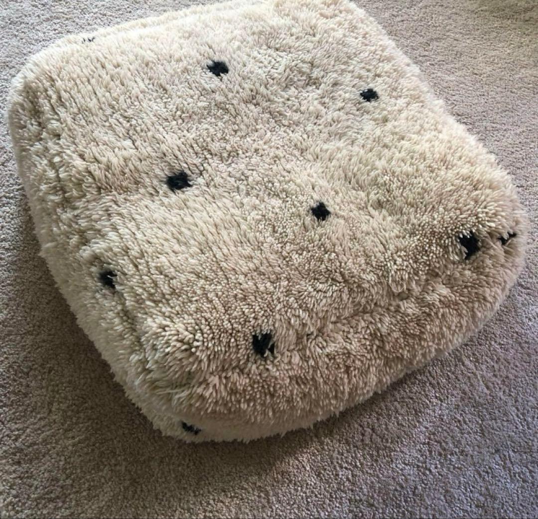 モロッコ　プフ　ペニワレン　ドット　オットマン