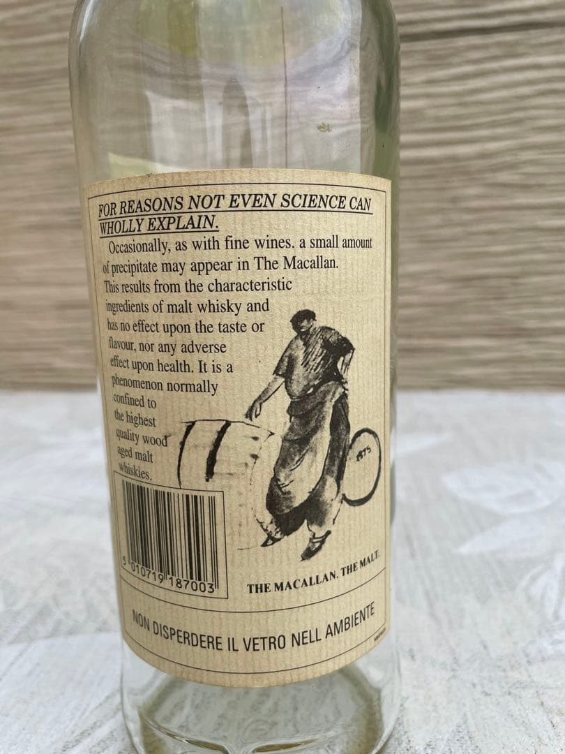 The Macallan 18 1979 スコッチウイスキー 750ml 空瓶