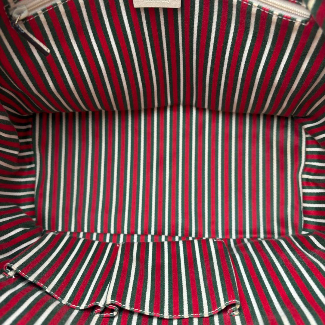 061 美品 GUCCI トートバッグ ハンドバッグ 肩掛け GG柄 e2