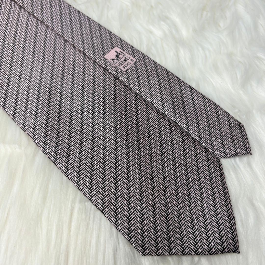 極美品 HERMES エルメス ネクタイ ブランドネクタイ uj9