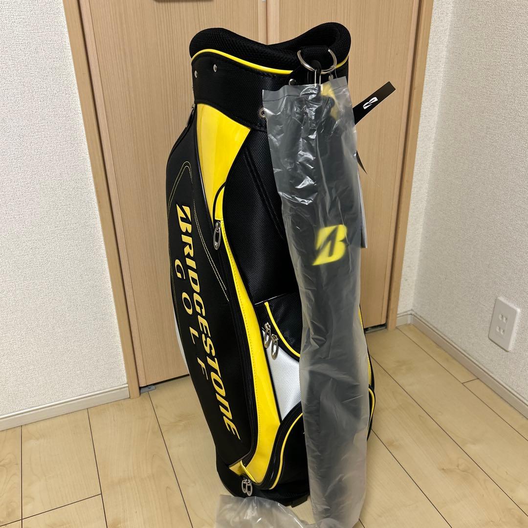 BRIDGESTONE ゴルフ キャディバッグ 黒/黄色