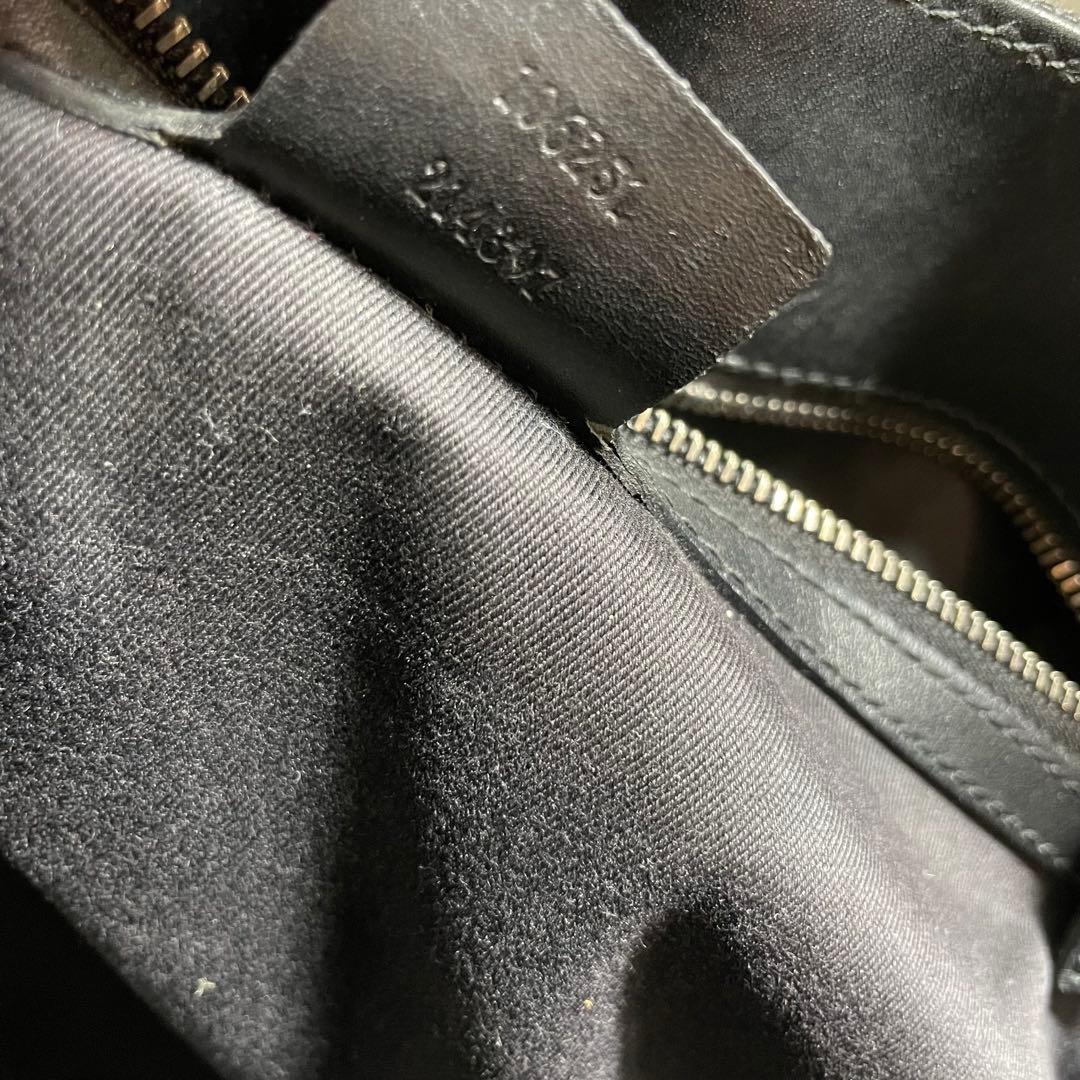さ*ら様 GUCCI GGキャンパス ブラック トートバッグ