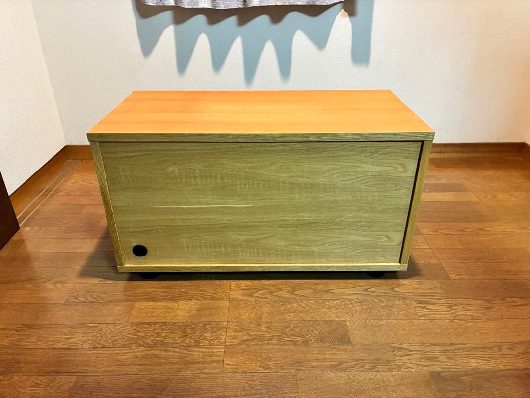 無印良品　廃盤　スタッキングキャビネット・幅82.5cm・基本セット・オーク材