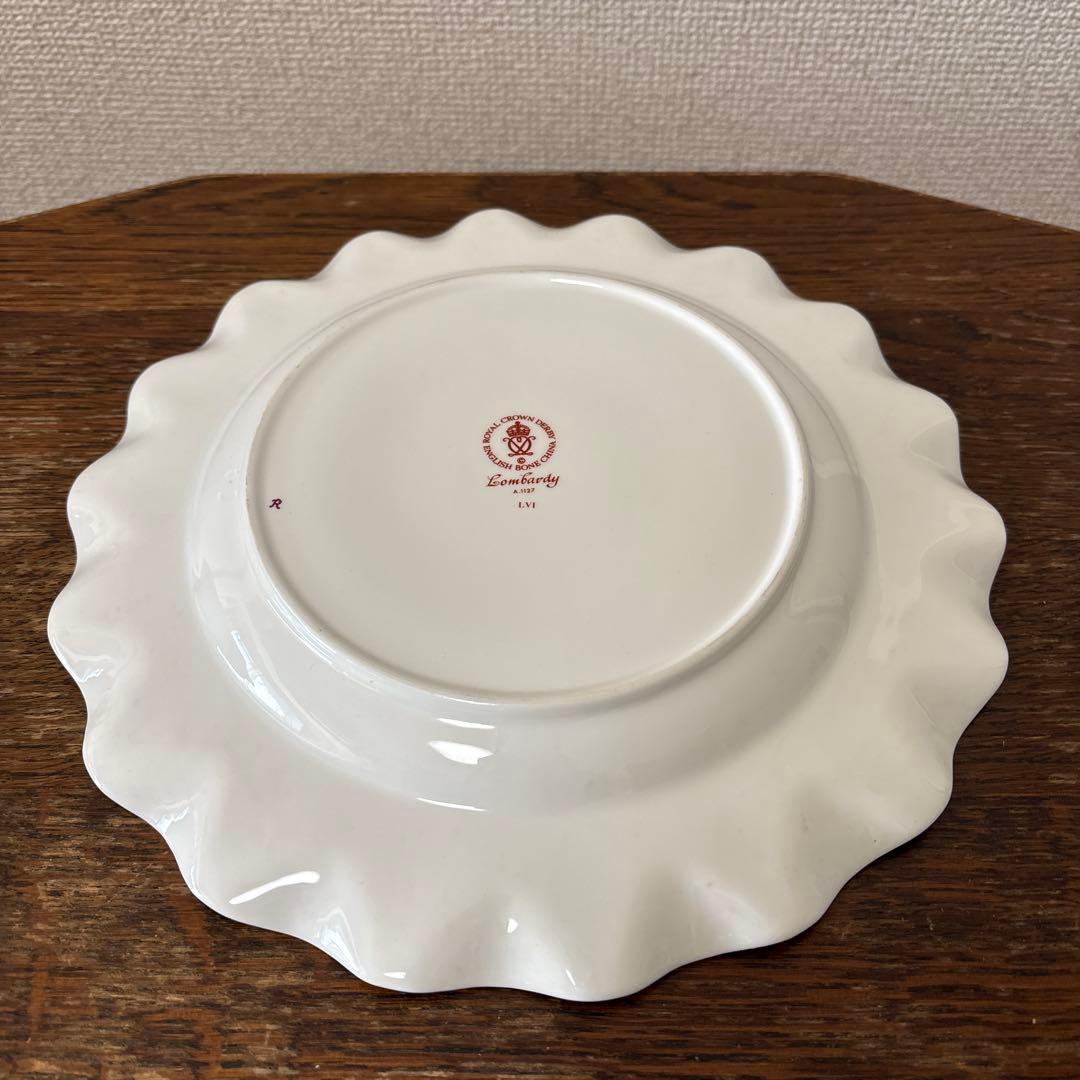 ロイヤルクラウンダービー エリザベスゴールド プレート26㎝