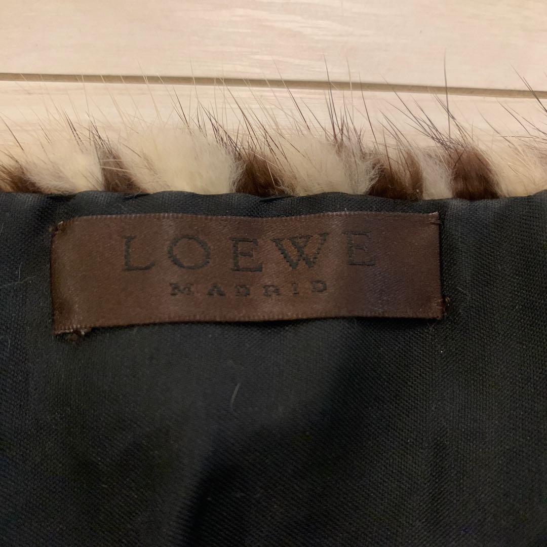 LOEWE ファーマフラー