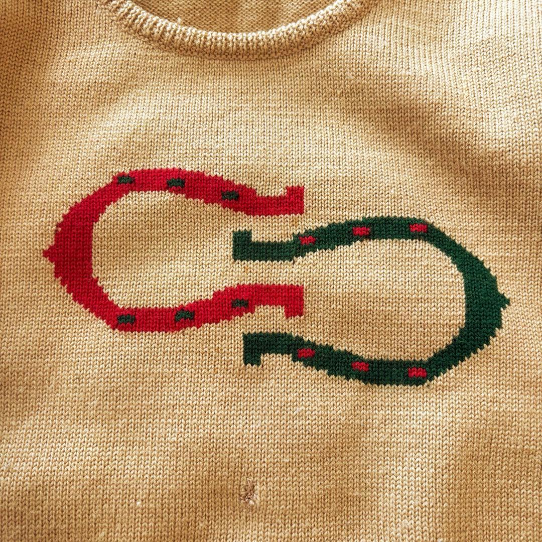 てぃん＊OLD GUCCI オールドグッチ ホースシュー ニット セーター