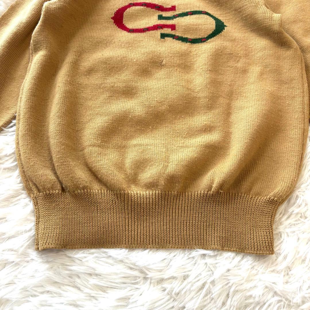 てぃん＊OLD GUCCI オールドグッチ ホースシュー ニット セーター