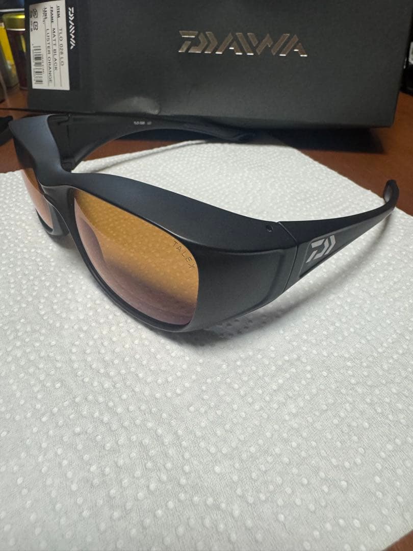 偏光レンズダイワタレックスサングラスラスターオレンジ