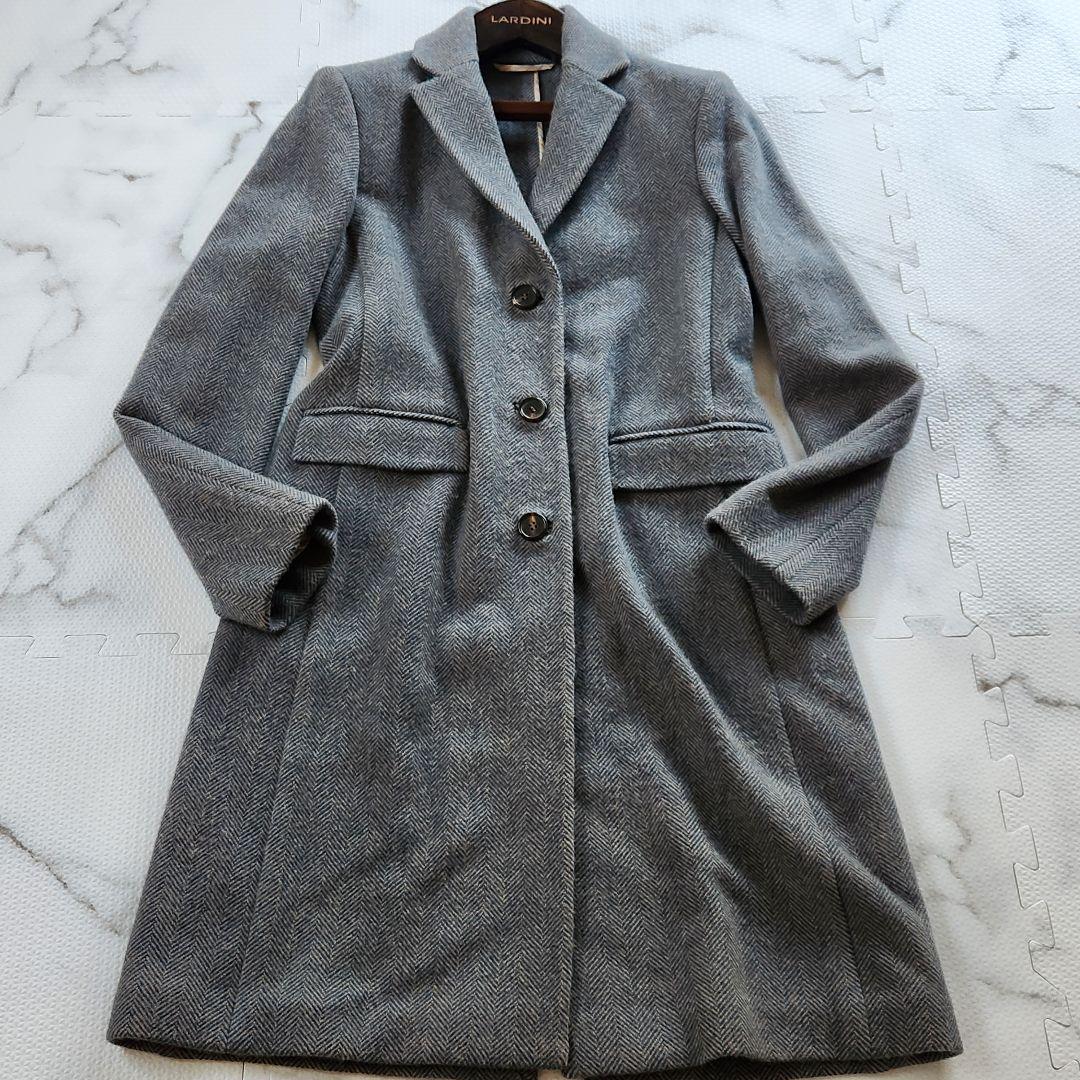 入手困難✨エトロ チェスターコート カシミヤ ヘリンボーン 大きいサイズ