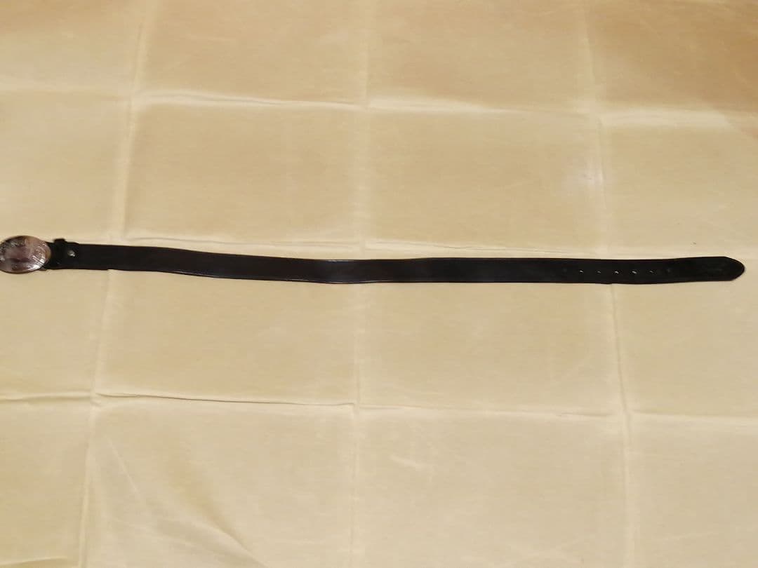 ア*N様 90s USA製 Levi's 501 希少バックル 本革 ベルト 1