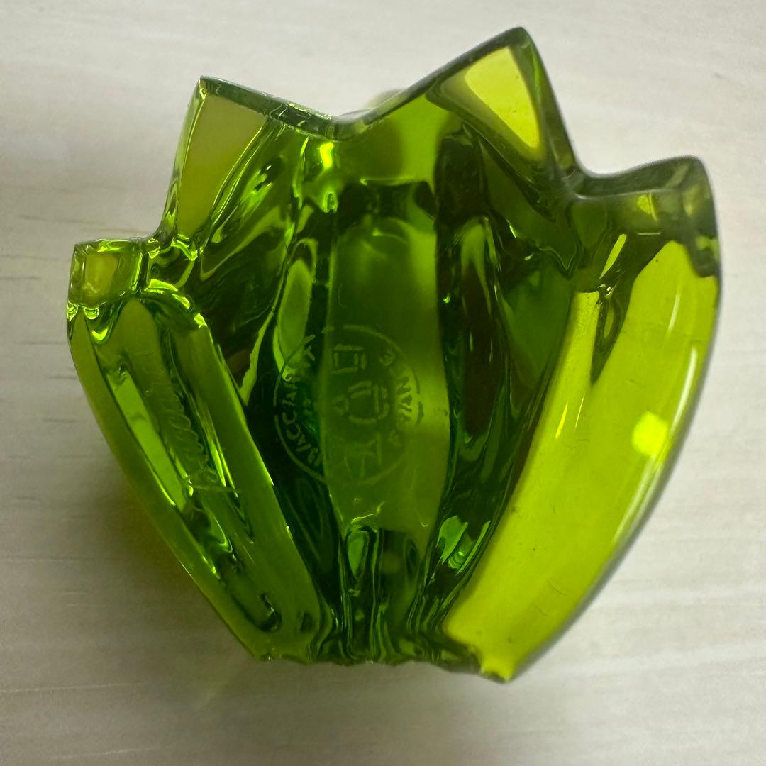 バカラ　緑カエル　超美品