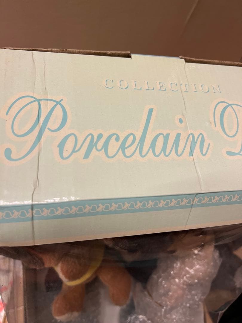 箱入り！ポーセリンドール 人形 アンティーク 大きい