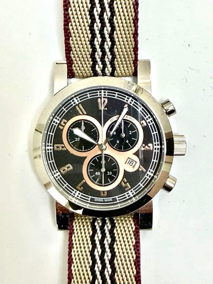 ダ*ス様 （新品未使用）Burberry クロノグラフ 腕時計 BU7103 電