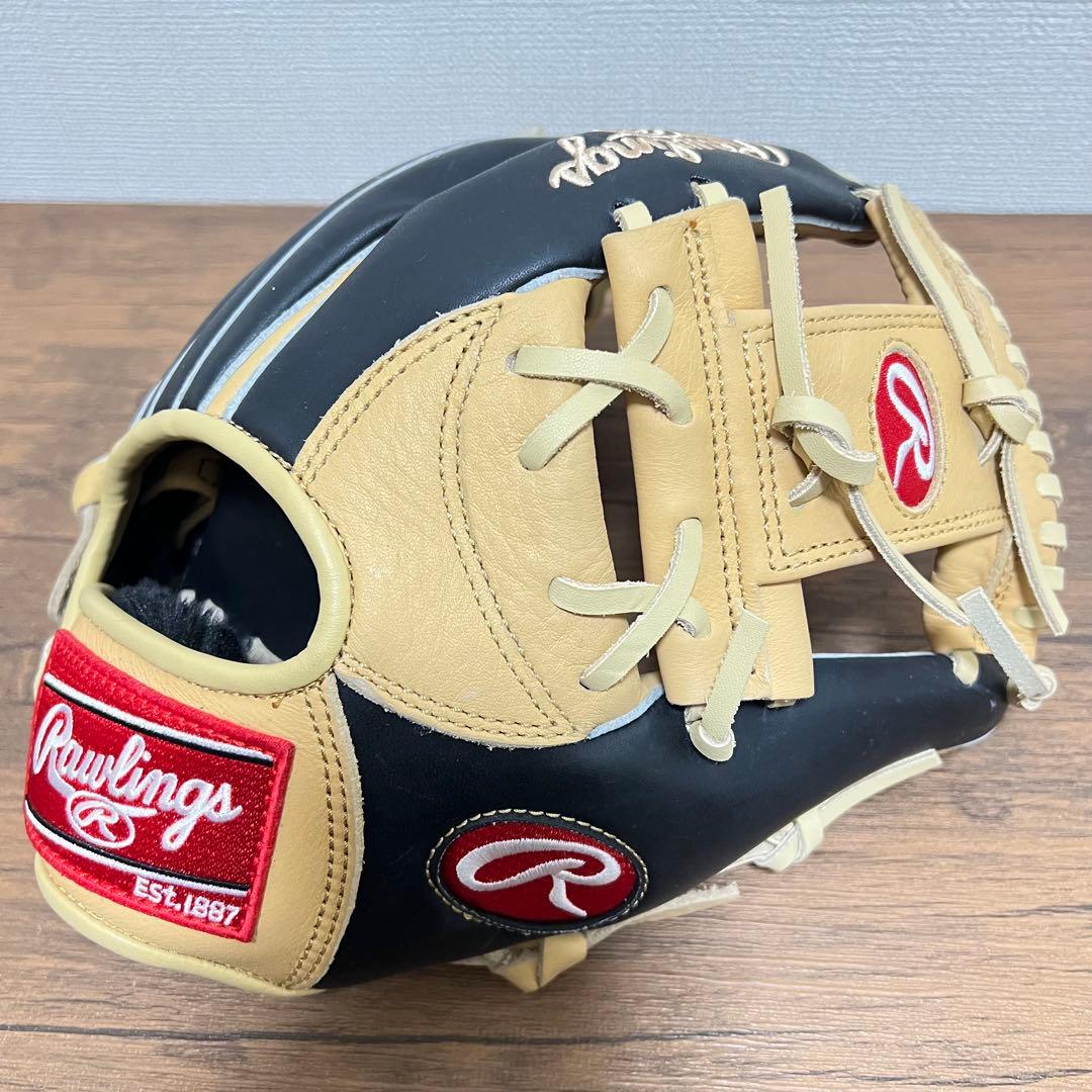 【タグ付き未使用品】一般軟式・グローブ ローリングス 内野用・大人用 キャメル