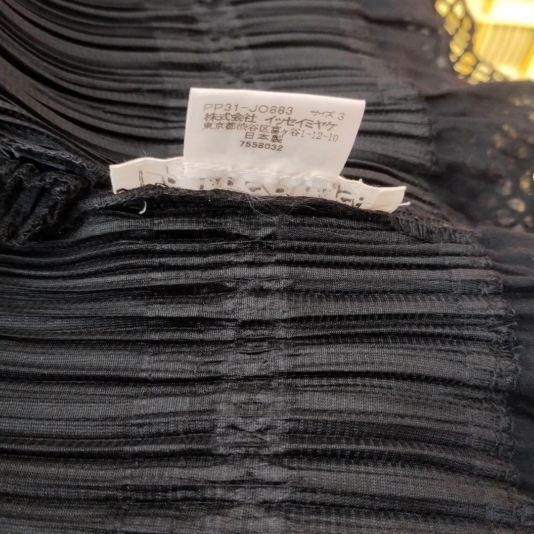 PLEATS PLEASE　プリーツボレロ　黒　レース