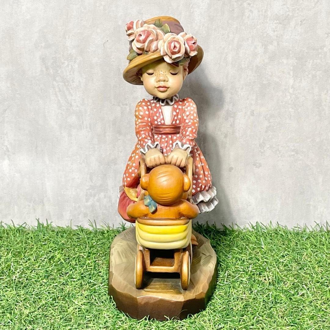 アンリ ANRI Sarah Kay サラ・ケイ 木彫り おさない乳母 400体