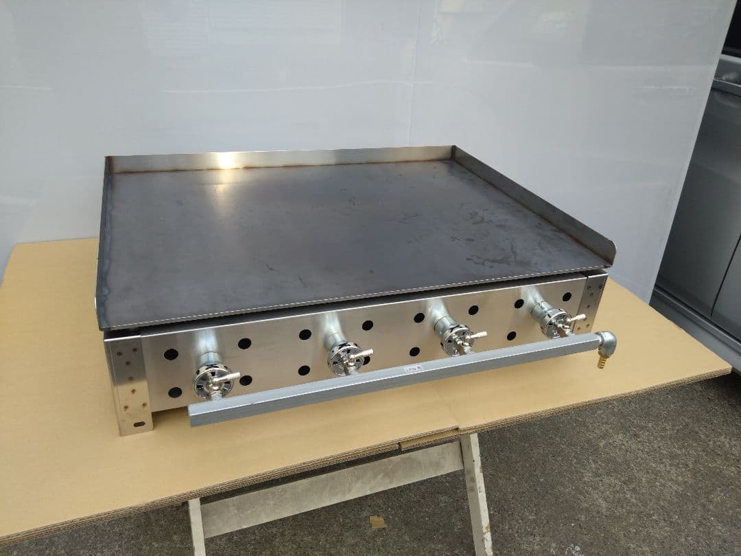 持手付 新品 ６ミリ鉄板 プロパン ガス グリドル 鉄板焼き器 お好み焼きそば