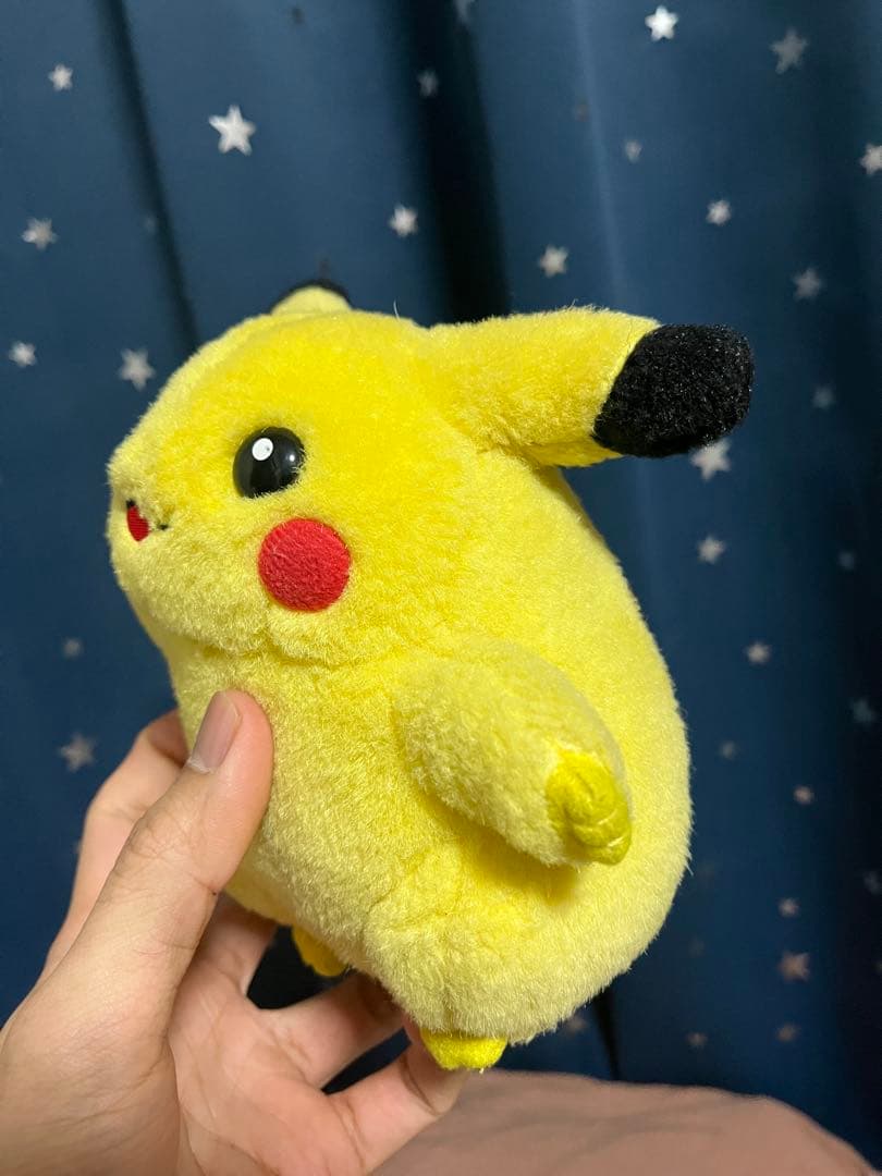 激レア TOMY 初期ピカチュウ ピース ぬいぐるみ レトロ