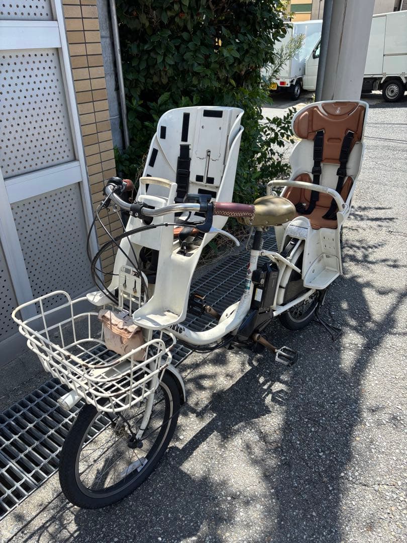 bikke2 電動アシスト 自転車 3人乗り 前後チャイルドシート　ブリヂストン